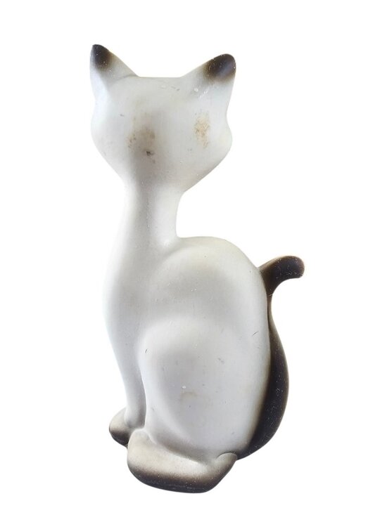 VTG Roseland CALIF U.S.A SPARKLER Siamese Cat Blue Rhinestone Eyes Read - Picture 3 of 10